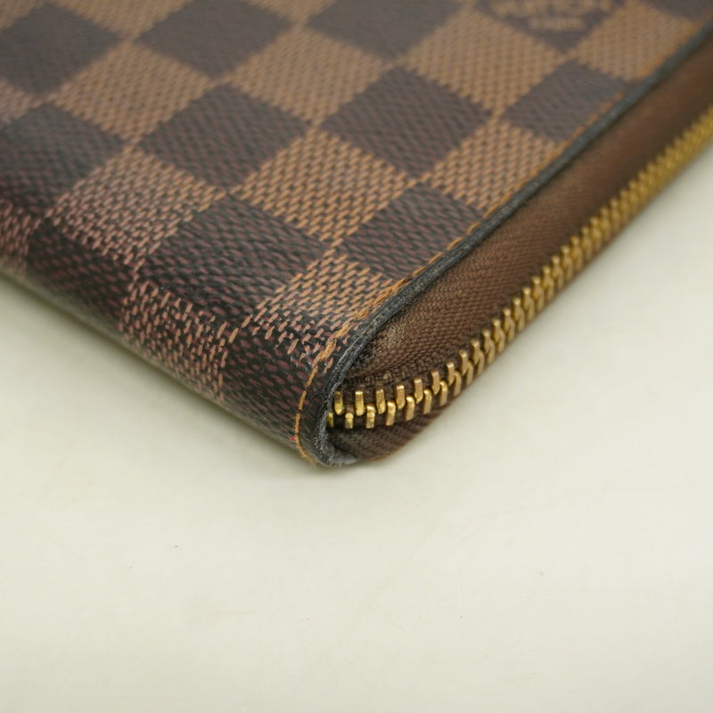 【6ie6495】ルイヴィトン 長財布 ダミエ ジッピーオーガナイザー N60003 エベヌ【中古】メンズ レディース ユニセックス