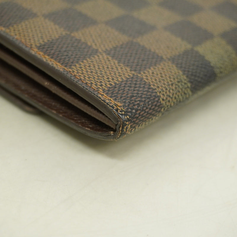 【6ie6496】ルイヴィトン 長財布 ダミエ ポルトフォイユサラ N61734 エベヌ【中古】メンズ レディース ユニセックス