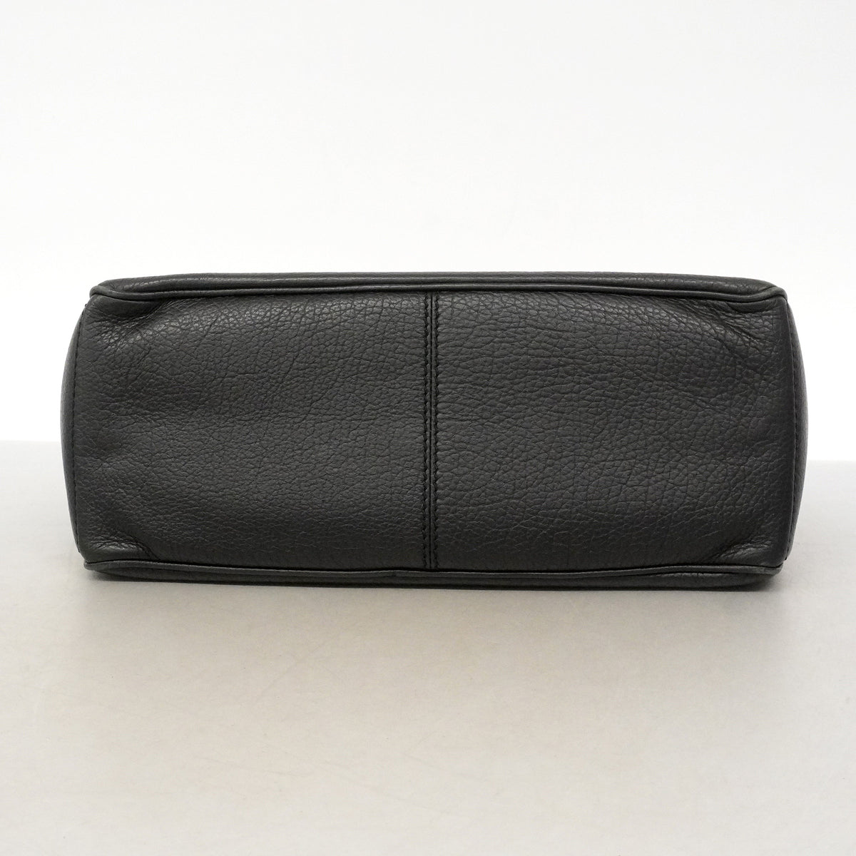 【6ie6500】セリーヌ ハンドバッグ ブギーバッグ レザー ブラック シルバー金具【中古】レディース