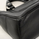 【6ie6500】セリーヌ ハンドバッグ ブギーバッグ レザー ブラック シルバー金具【中古】レディース