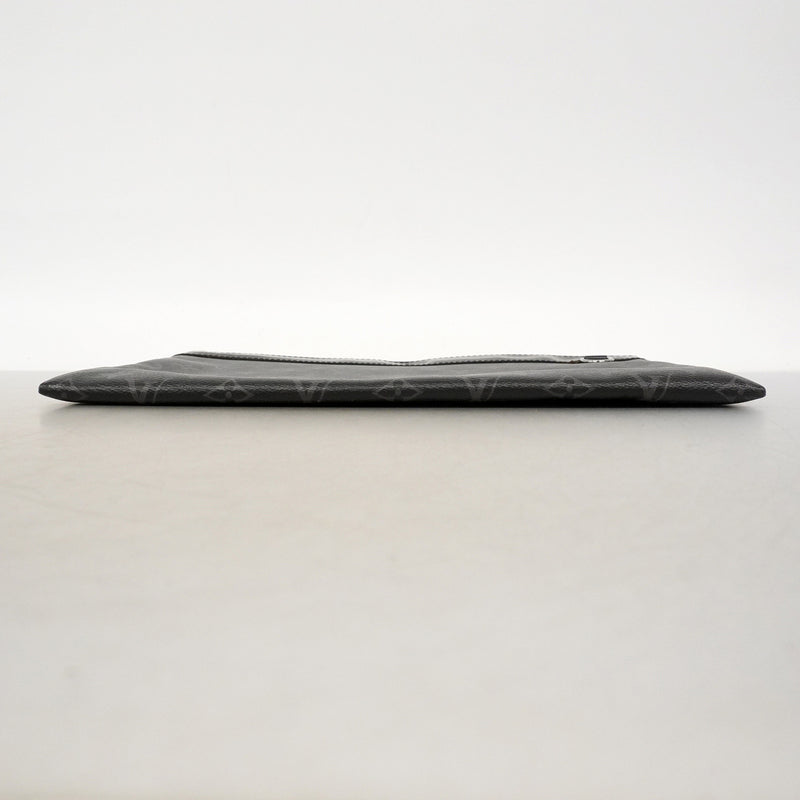 【6ie6501】ルイヴィトン クラッチバッグ モノグラム・エクリプス ポシェットディスカバリー M62291 ブラック【中古】メンズ