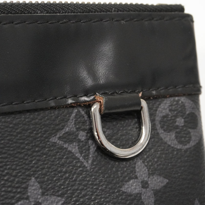 【6ie6501】ルイヴィトン クラッチバッグ モノグラム・エクリプス ポシェットディスカバリー M62291 ブラック【中古】メンズ