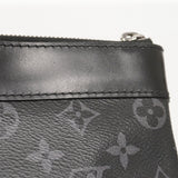 【6ie6501】ルイヴィトン クラッチバッグ モノグラム・エクリプス ポシェットディスカバリー M62291 ブラック【中古】メンズ