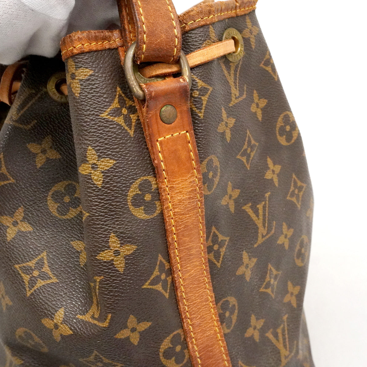 【6ie6505】ルイヴィトン ショルダーバッグ モノグラム プチノエ M42226 ブラウン【中古】レディース