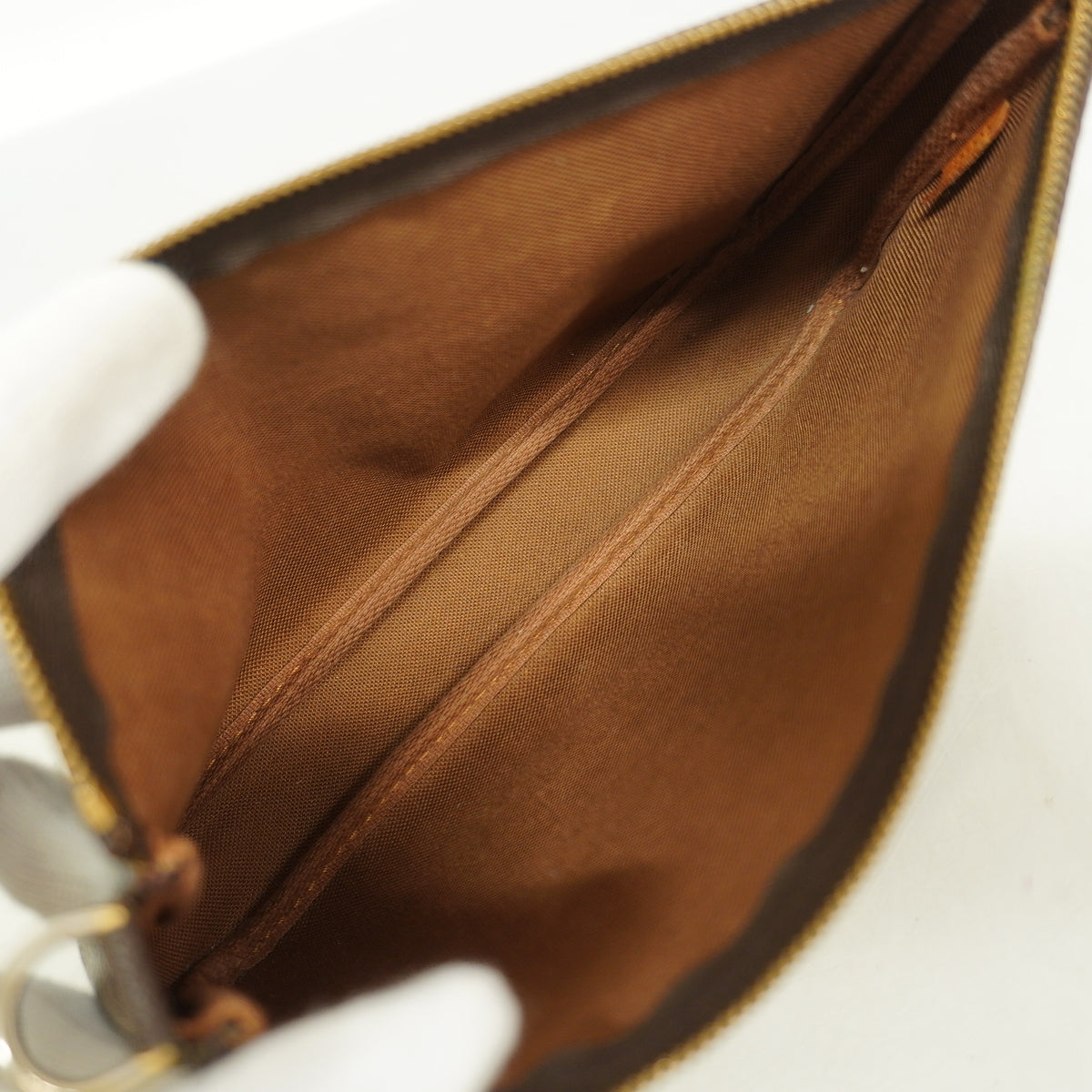 【6ie6521】ルイヴィトン ポーチ モノグラム ポシェットアクセソワール M51980 ブラウン【中古】レディース
