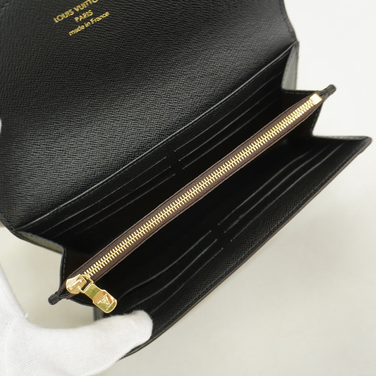 【6ie6525】ルイヴィトン 長財布 モノグラム・ジャイアントリバース ポルトフォイユサラ M80726 ブラウン【中古】レディース