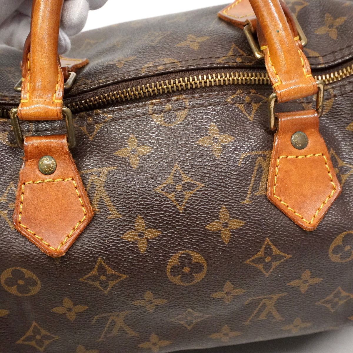 【6ie6531】ルイヴィトン ハンドバッグ モノグラム スピーディ35 M41107 ブラウン【中古】レディース