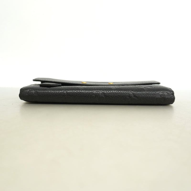 【6ie6544】ルイヴィトン 長財布 モノグラム・アンプラント ポルトフォイユポンヌフ M61833 ノワール【中古】レディース