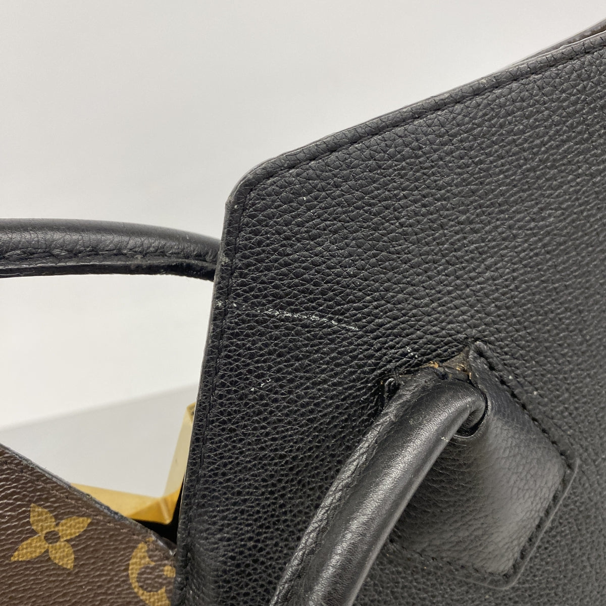 【6ie6551】ルイヴィトン トートバッグ モノグラム キモノMM M40460 ブラウン ノワール【中古】レディース