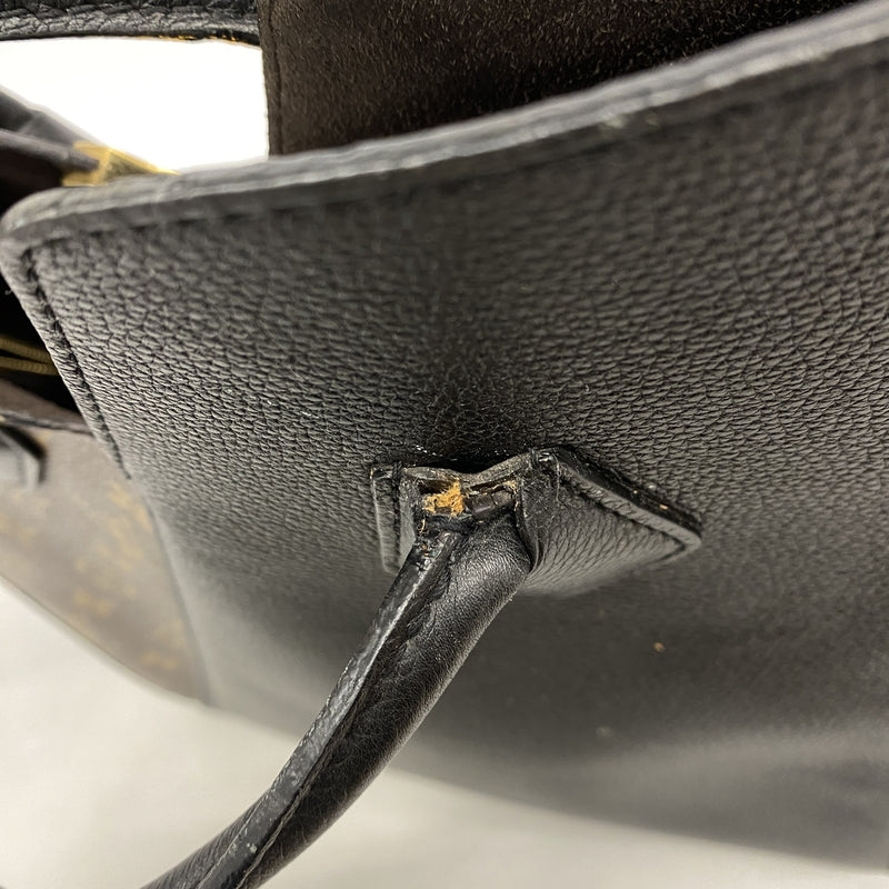 【6ie6551】ルイヴィトン トートバッグ モノグラム キモノMM M40460 ブラウン ノワール【中古】レディース