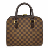 【6ie6552】ルイヴィトン ハンドバッグ ダミエ トリアナ N51155 エベヌ【中古】レディース