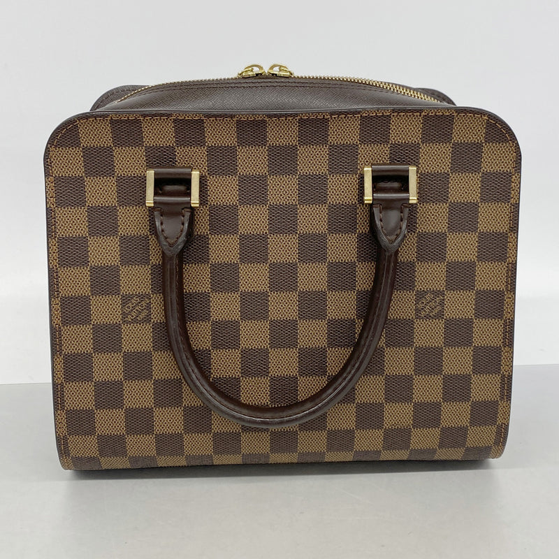 【6ie6552】ルイヴィトン ハンドバッグ ダミエ トリアナ N51155 エベヌ【中古】レディース