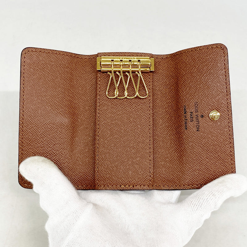 【6ie6575】ルイヴィトン キーケース モノグラム ミュルティクレ4 M69517 ブラウン【中古】レディース