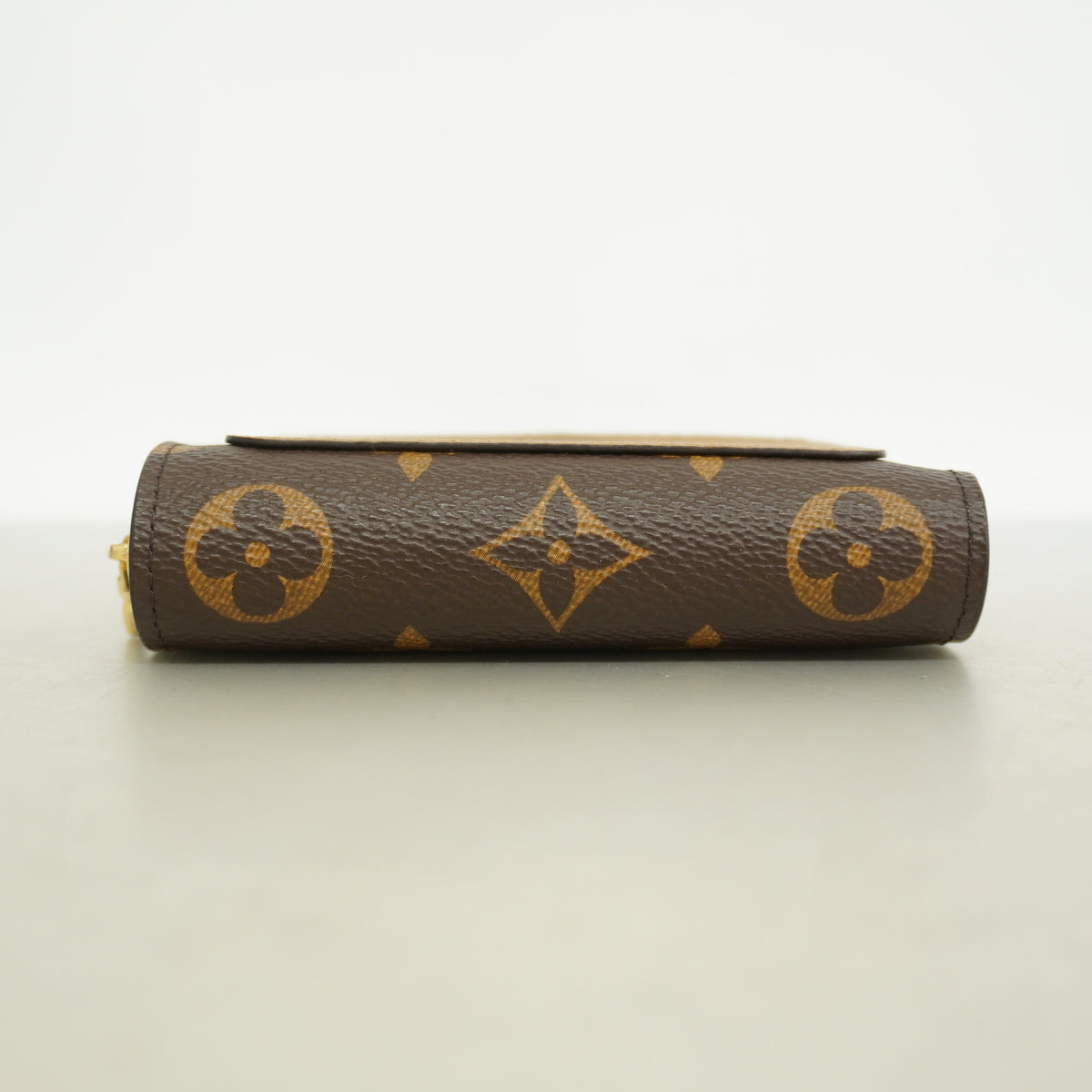 【6ie6598】ルイヴィトン 財布 モノグラム・リバース ポルトフォイユルー M81461 ブラウン【中古】レディース