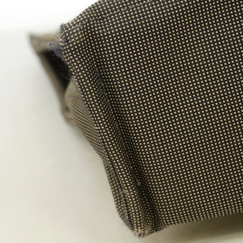 【6ie6607】エルメス トートバッグ エールラインMM ナイロン グレー シルバー金具【中古】メンズ レディース ユニセックス