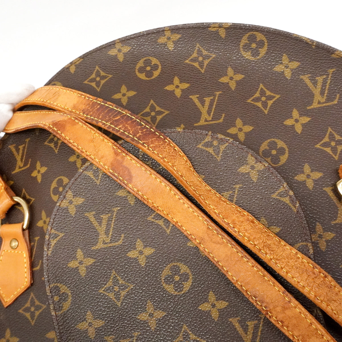 【6ie6613】ルイヴィトン ショルダーバッグ モノグラム エリプスショッピング M51128 ブラウン【中古】レディース