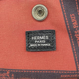【6ie6632】エルメス トートバッグ ガーデンパーティPMボルディック トワルアッシュ ブラック シルバー金具【中古】レディース