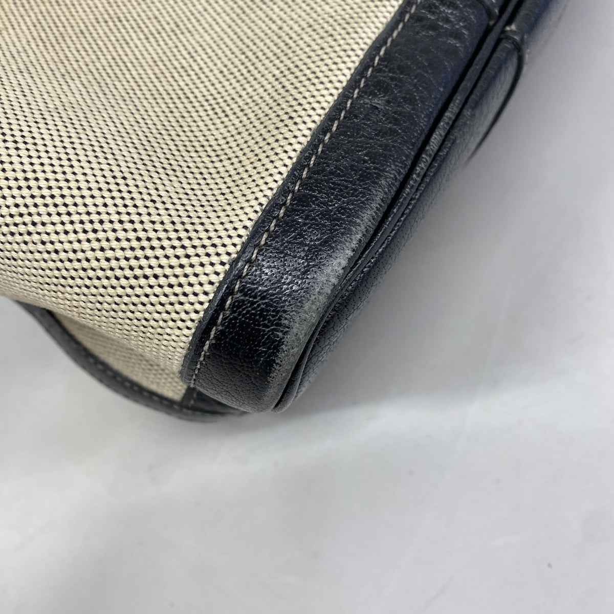 【6ie6632】エルメス トートバッグ ガーデンパーティPMボルディック トワルアッシュ ブラック シルバー金具【中古】レディース