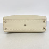 【6ie6633】フェンディ ハンドバッグ セレリア ピーカブー レザー ベージュ シルバー金具 2wayバッグ【中古】レディース