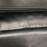 【6ie6635】シャネル ショルダーバッグ マトラッセ Wフラップ Wチェーン ラムスキン ブラック ゴールド金具【中古】レディース