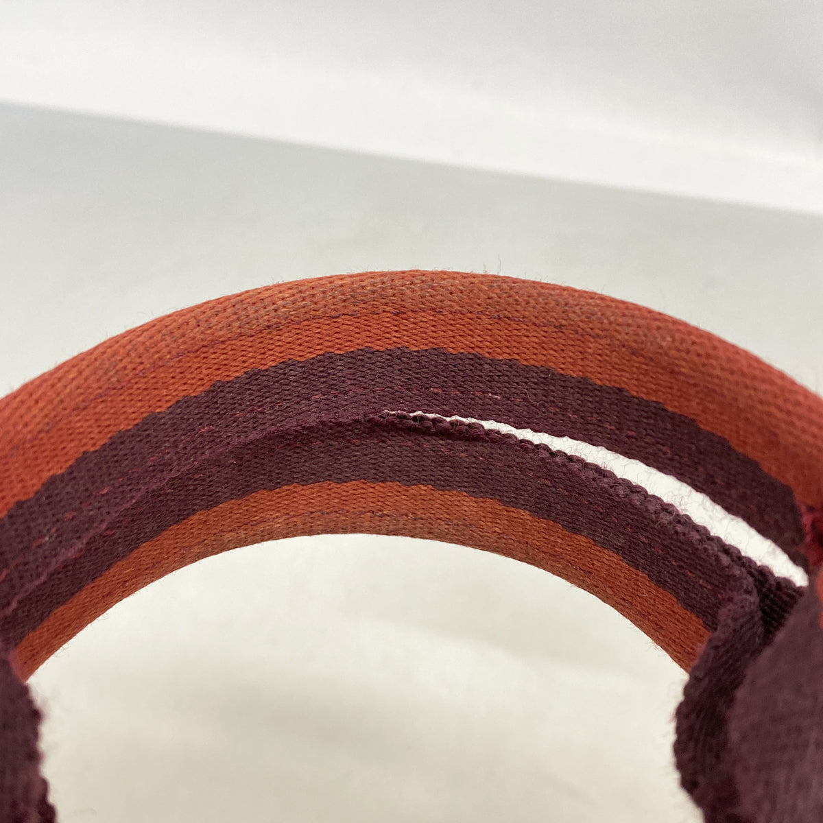 【6ie6636】エルメス ハンドバッグ フールトゥPM キャンバス レッド シルバー金具【中古】レディース