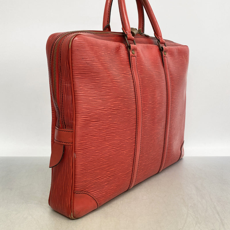 【6ie6638】ルイヴィトン ブリーフケース エピ ポルトドキュマンヴォワヤージュ M54477 カスティリアンレッド【中古】メンズ