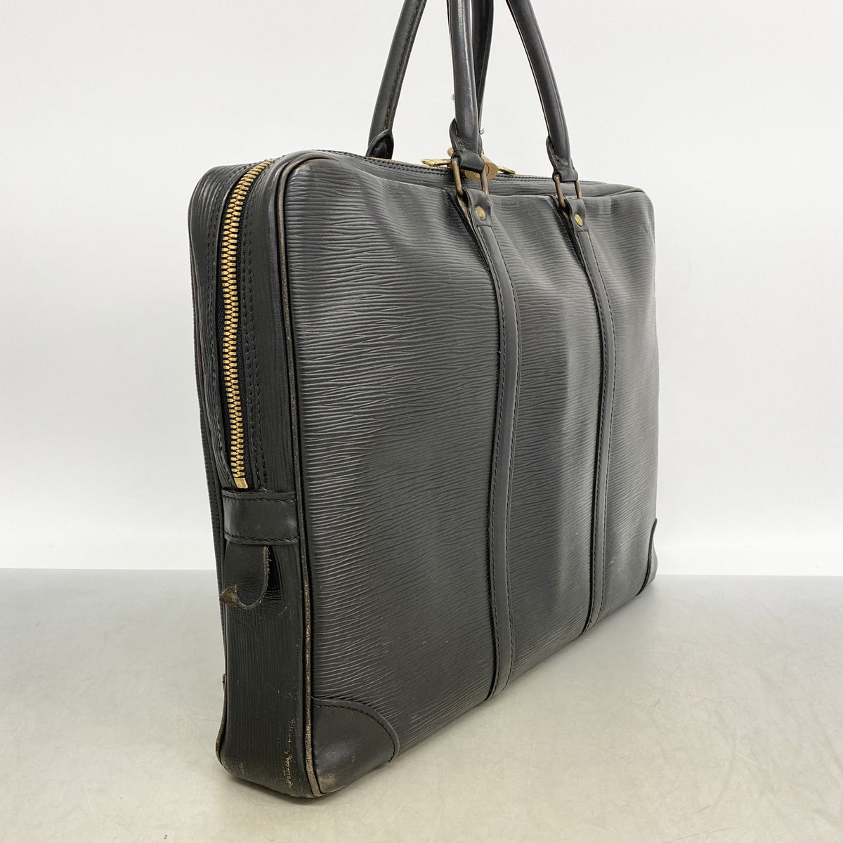 【6ie6639】ルイヴィトン ブリーフケース エピ ポルトドキュマンヴォワヤージュ M54472 ノワール【中古】メンズ