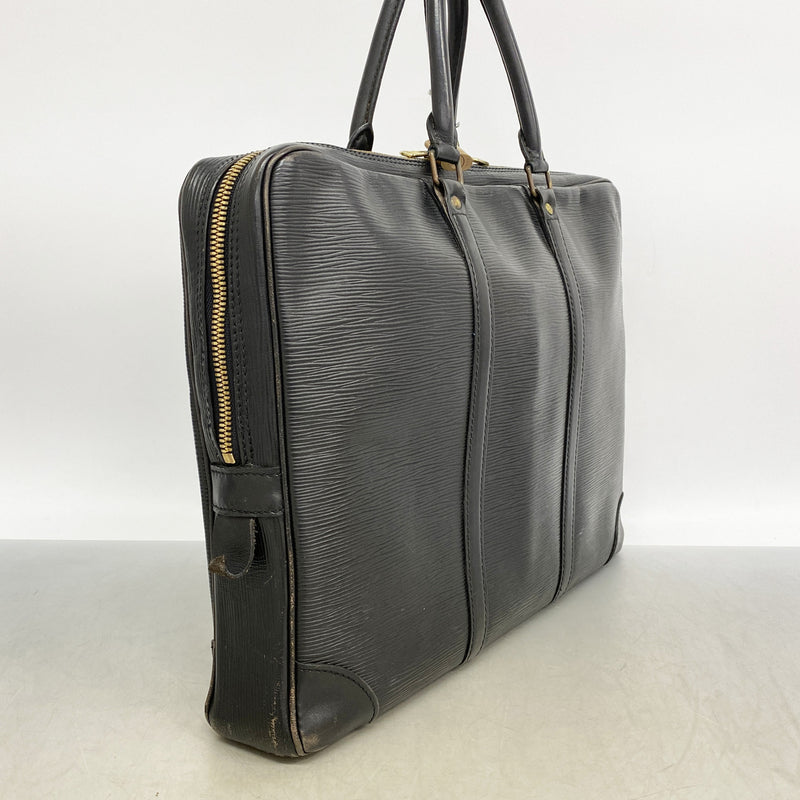 【6ie6639】ルイヴィトン ブリーフケース エピ ポルトドキュマンヴォワヤージュ M54472 ノワール【中古】メンズ
