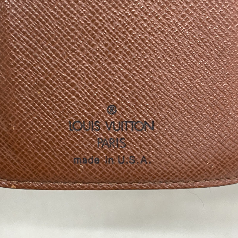 【6ie6644】ルイヴィトン 財布 モノグラム ポルトモネビエヴィエノワ M61663 ブラウン【中古】レディース