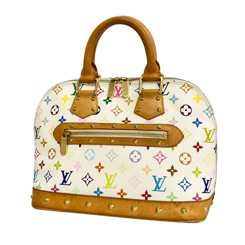 【6ie6647】ルイヴィトン ハンドバッグ モノグラム・マルチカラー アルマ M92647 ブロン【中古】レディース