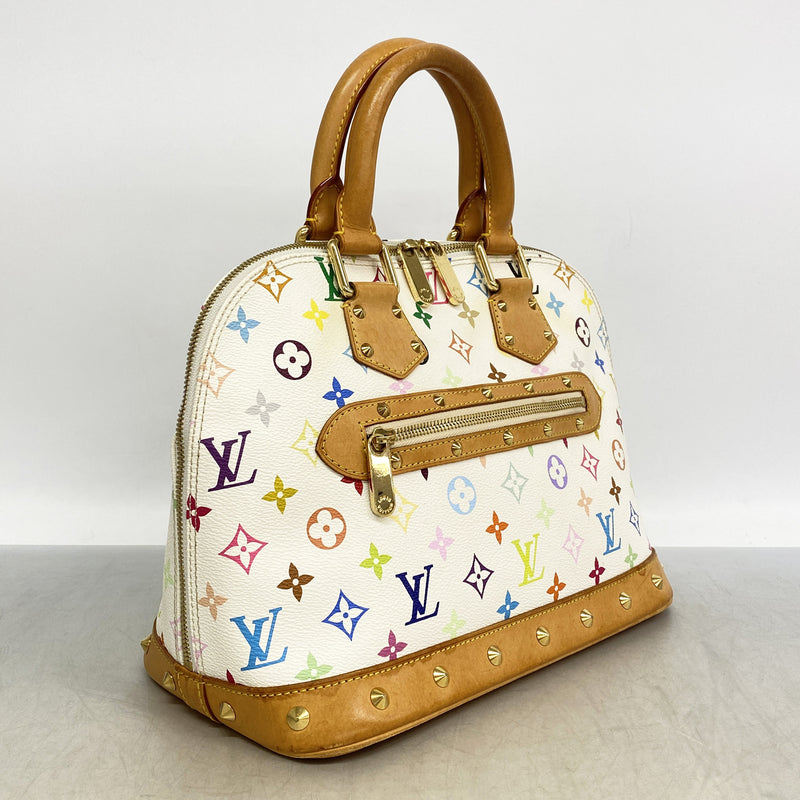 【6ie6647】ルイヴィトン ハンドバッグ モノグラム・マルチカラー アルマ M92647 ブロン【中古】レディース