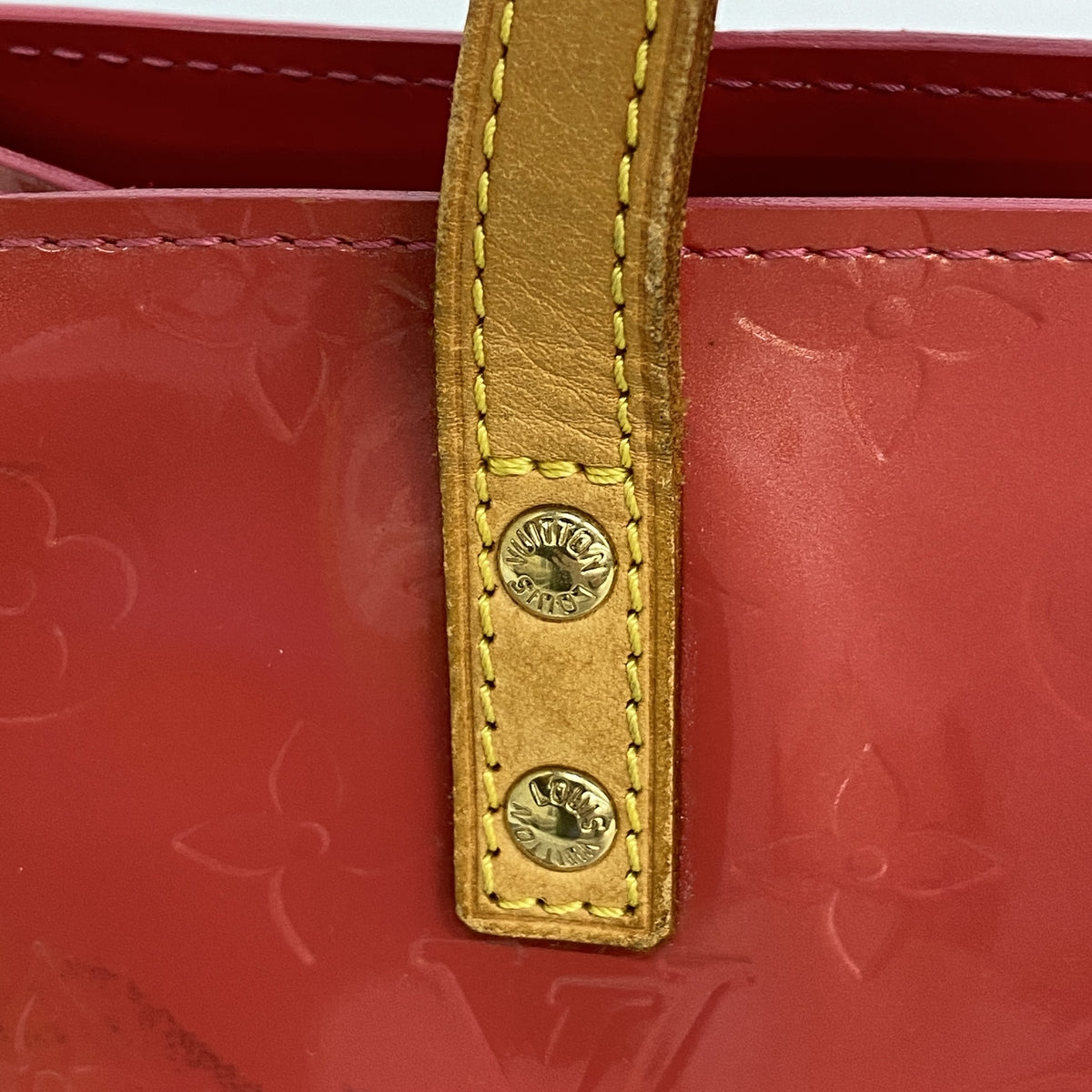 【6ie6649】ルイヴィトン ハンドバッグ ヴェルニ リードPM M9132F フランボワーズ【中古】レディース