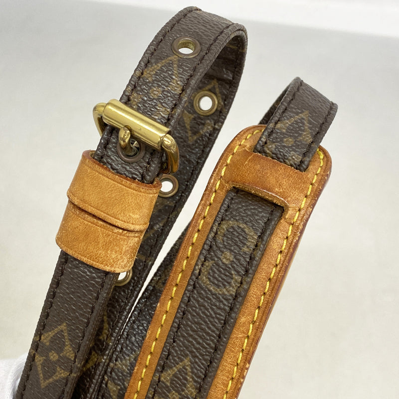 【6ie6650】ルイヴィトン ショルダーバッグ モノグラム ダヌーブ M45266 ブラウン【中古】レディース