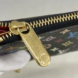 【6ie6655】ルイヴィトン コインケース モノグラム・マルチカラー ポシェットクレ M93735 ノワール グルナード【中古】レディース