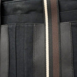 【6ie6656】エルメス トートバッグ トロカホリゾンタルMM キャンバス ブラック シルバー金具【中古】メンズ レディース ユニセックス