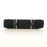 【6ie6656】エルメス トートバッグ トロカホリゾンタルMM キャンバス ブラック シルバー金具【中古】メンズ レディース ユニセックス
