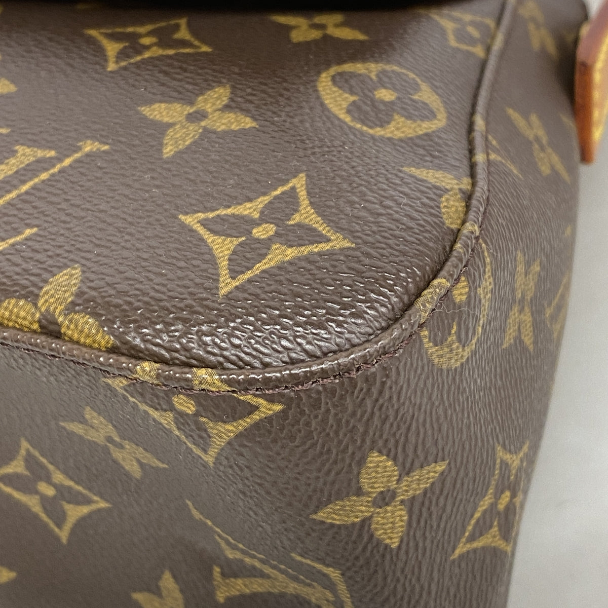 【6ie6671】ルイヴィトン ショルダーバッグ モノグラム ミニルーピング M51147 ブラウン【中古】レディース