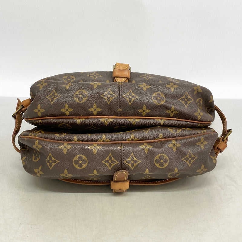 【6ie6672】ルイヴィトン ショルダーバッグ モノグラム ソミュール30 M42256 ブラウン【中古】レディース