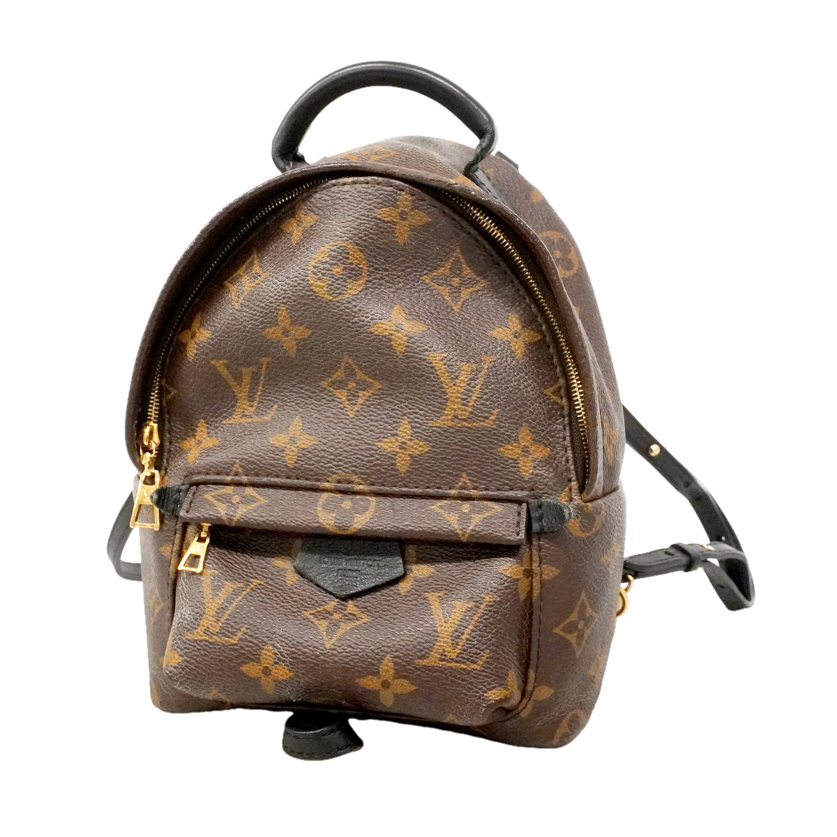 【6ie6681】ルイヴィトン リュック・デイパック モノグラム パームスプリングスバックパックMINI M44873 ブラウン【中古】レディース