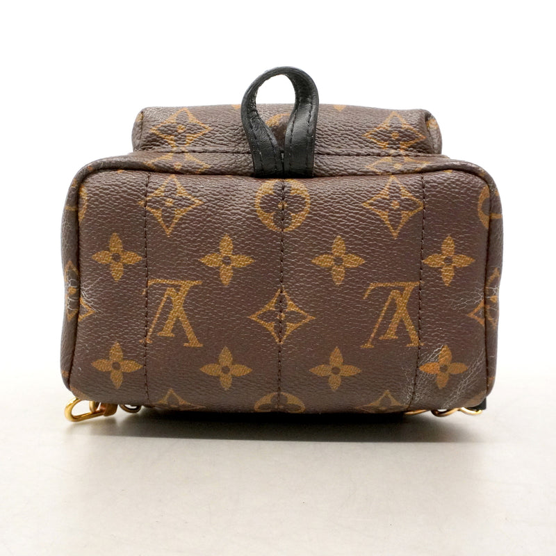 【6ie6681】ルイヴィトン リュック・デイパック モノグラム パームスプリングスバックパックMINI M44873 ブラウン【中古】レディース