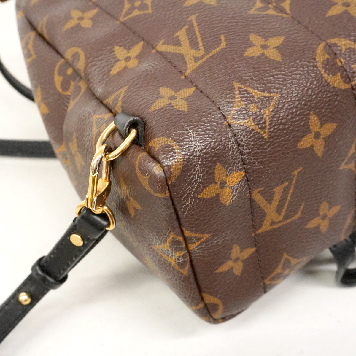 【6ie6681】ルイヴィトン リュック・デイパック モノグラム パームスプリングスバックパックMINI M44873 ブラウン【中古】レディース