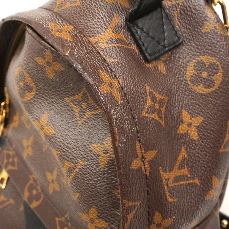 【6ie6681】ルイヴィトン リュック・デイパック モノグラム パームスプリングスバックパックMINI M44873 ブラウン【中古】レディース