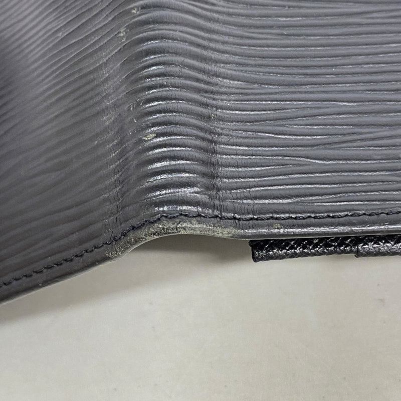 【6ie6695】ルイヴィトン 長札入れ エピ ポルトカルトクレディ円 M63212 ノワール【中古】メンズ