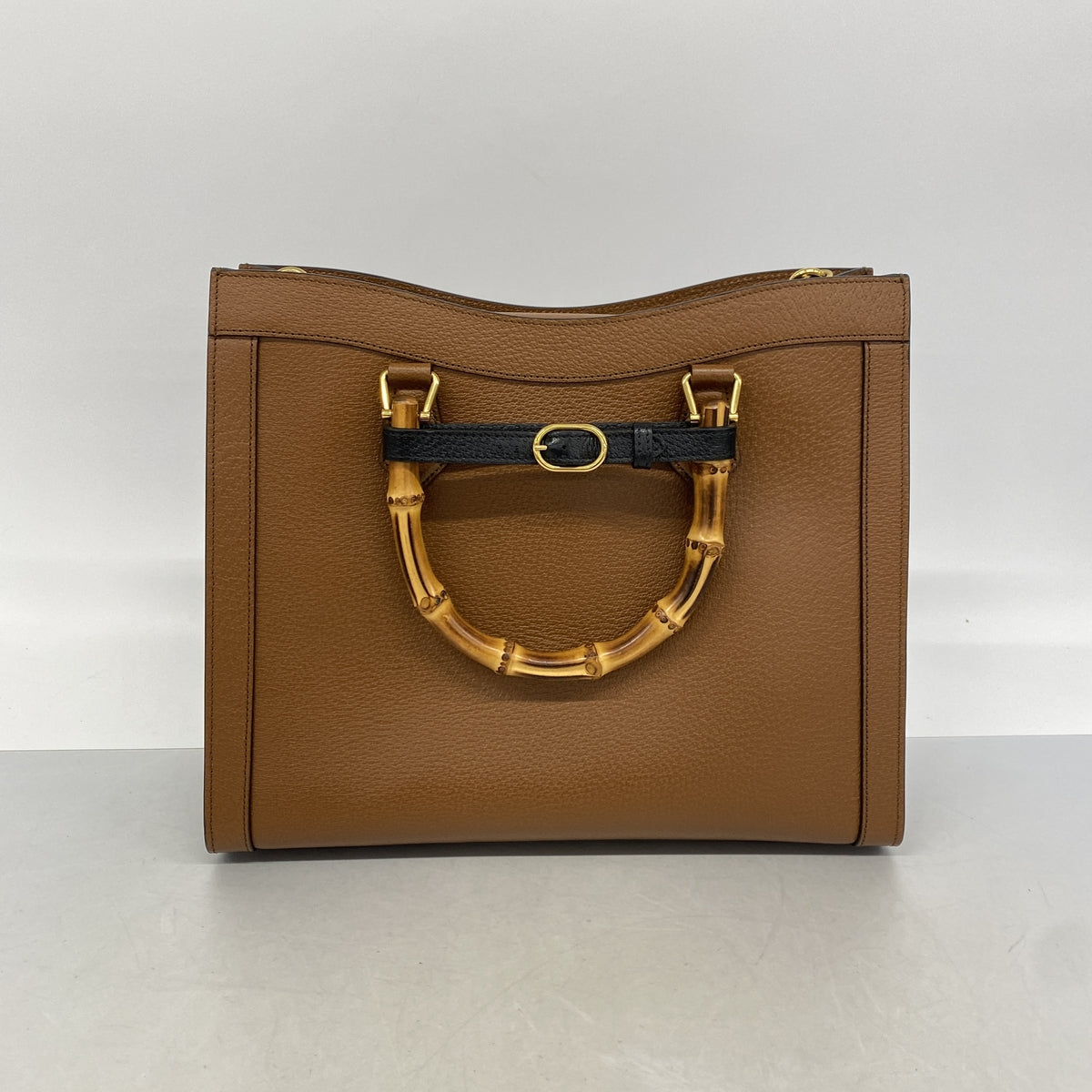 【6ie6700】グッチ トートバッグ ダイアナ 678842 レザー ブラウン ゴールド金具 2wayバッグ【中古】レディース