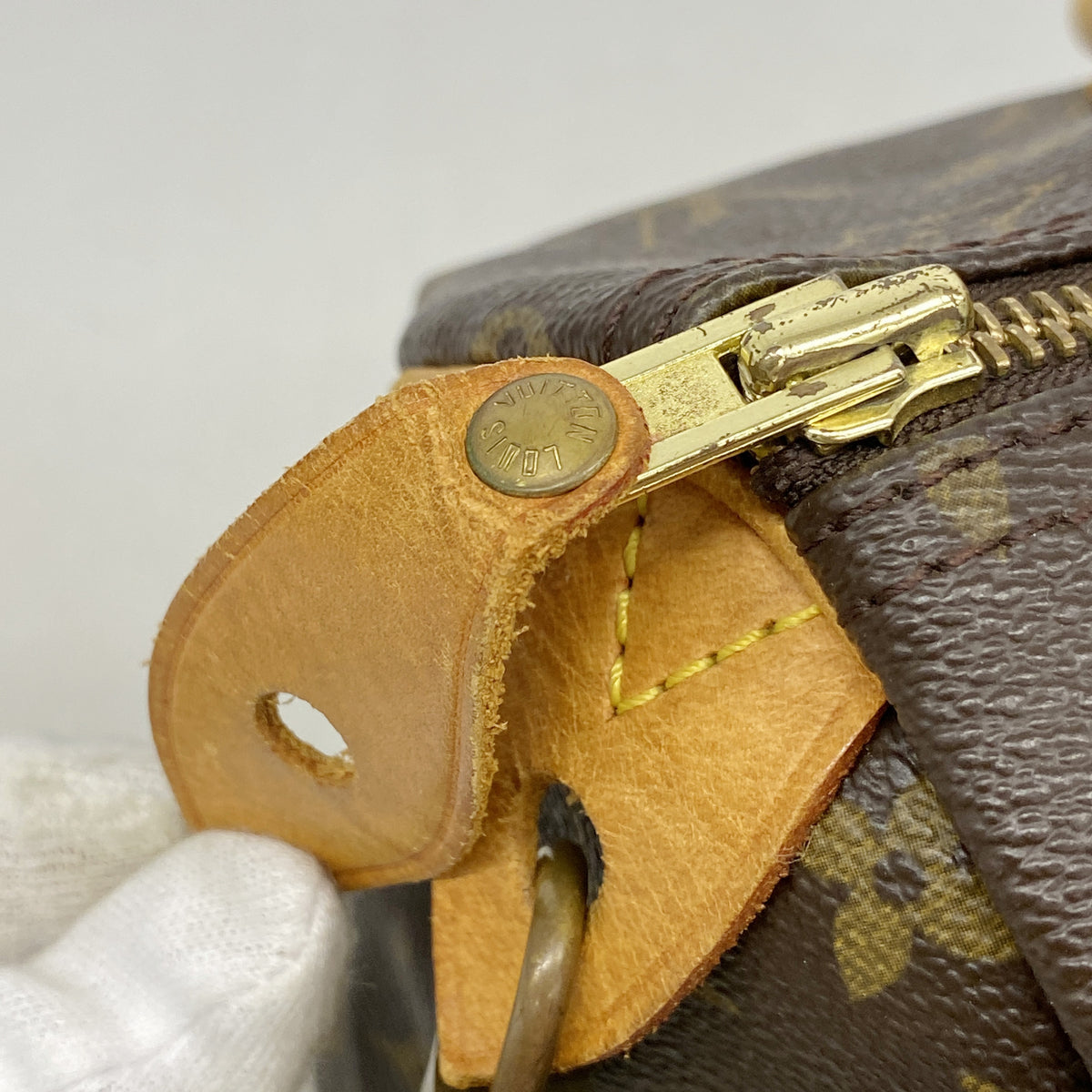 【6ie6705】ルイヴィトン ハンドバッグ モノグラム スピーディ30 M41108 ブラウン【中古】レディース