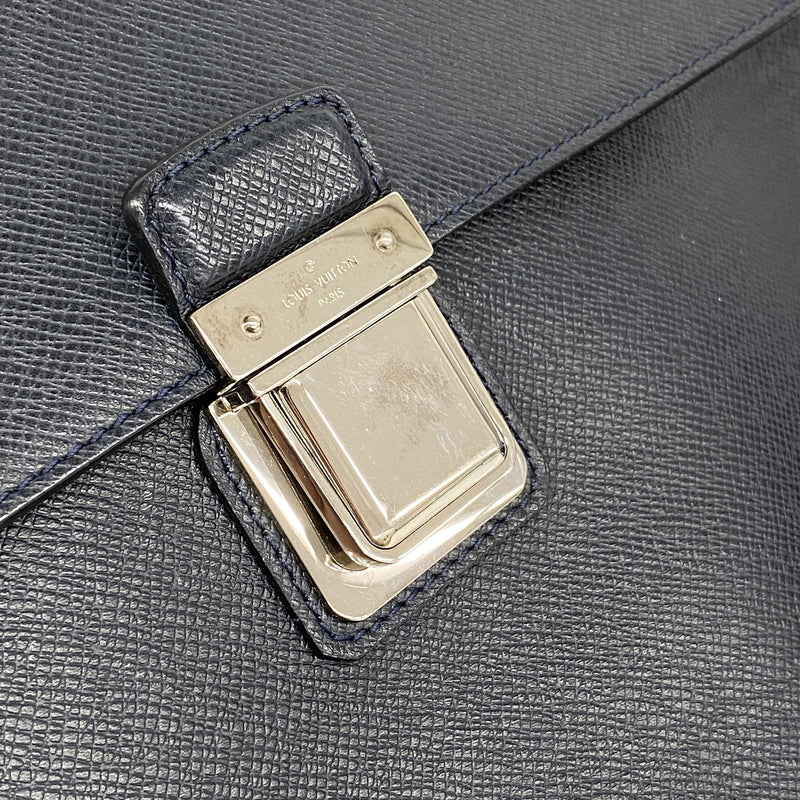【6ie6708】ルイヴィトン ビジネスバッグ タイガ ヴァシリPM M32640 ボレアル 2wayバッグ【中古】メンズ