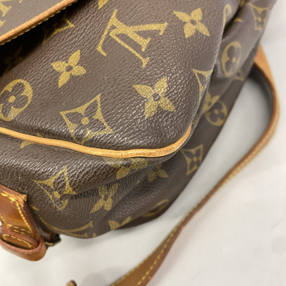 【6ie6712】ルイヴィトン ショルダーバッグ モノグラム ソミュール35 M42254 ブラウン【中古】レディース