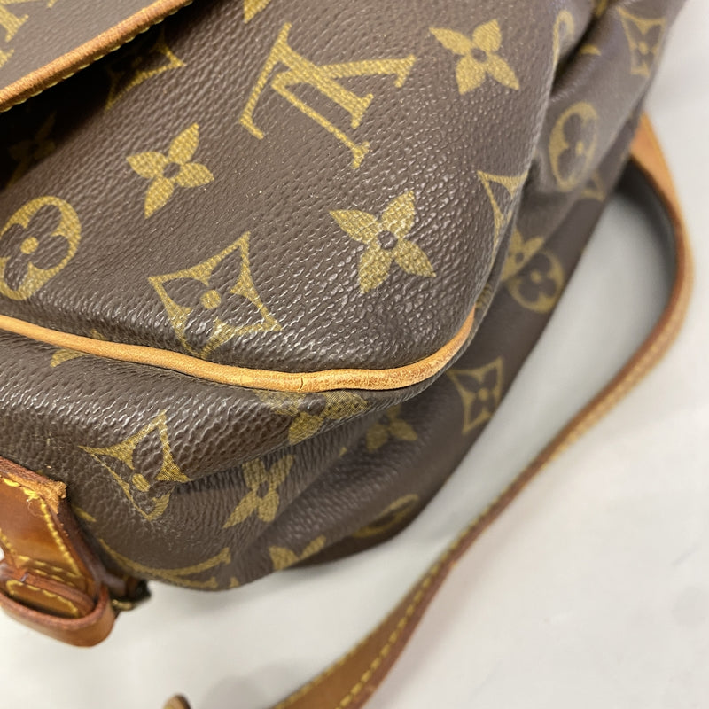 【6ie6712】ルイヴィトン ショルダーバッグ モノグラム ソミュール35 M42254 ブラウン【中古】レディース