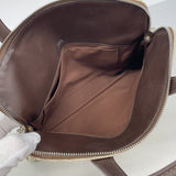 【6ie6715】エルメス ハンドバッグ サックイブーPM トワルアッシュ ブラウン シルバー金具 □J刻印【中古】レディース