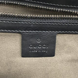 【6ie6720】グッチ リュック・デイパック グッチシマ 450967 レザー ブラック シルバー金具【中古】レディース